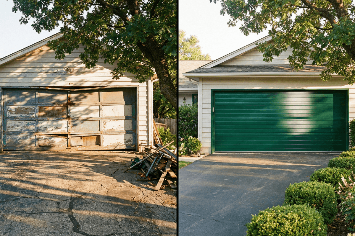Signs you need garage door replacement